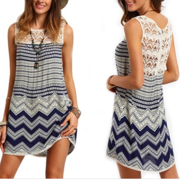 Leo Rosi Dresses & Skirts - Leo Rosi Kelly Sleeveless Dress with Lace Details